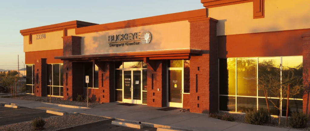 Surgical center brick building