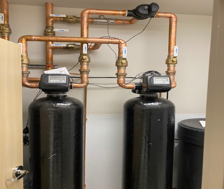 Commercial plumbing — water treatment system