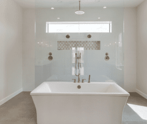 Residential plumbing — modern bathroom